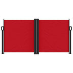 Tenda da Sole Laterale Retrattile Rossa 120x600 cm