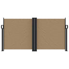 Tenda da Sole Laterale Retrattile Tortora 120x600 cm