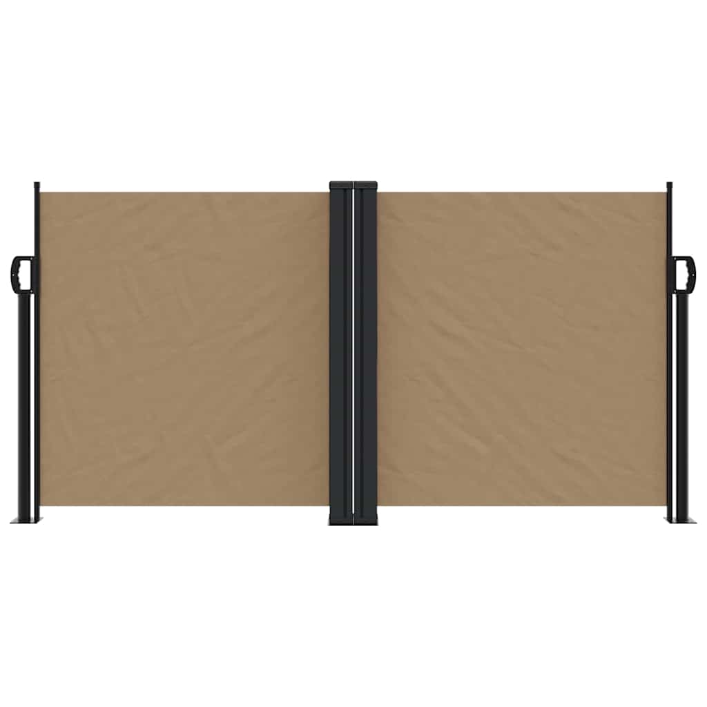 Tenda da Sole Laterale Retrattile Tortora 120x600 cm