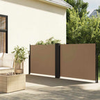 Tenda da Sole Laterale Retrattile Tortora 120x600 cm