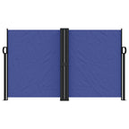 Tenda da Sole Laterale Retrattile Blu 140x600 cm
