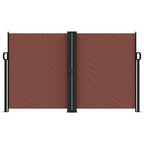 Tenda da Sole Laterale Retrattile Marrone 140x600 cm