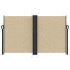 Tenda da Sole Laterale Retrattile Beige 140x600 cm