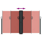 Tenda da Sole Laterale Retrattile Terracotta 140x600 cm