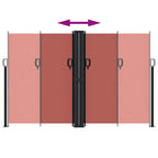 Tenda da Sole Laterale Retrattile Terracotta 160x600 cm