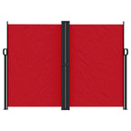 Tenda da Sole Laterale Retrattile Rossa 180x600 cm