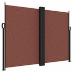 Tenda da Sole Laterale Retrattile Marrone 180x600 cm