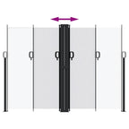 Tenda da Sole Laterale Retrattile Bianco 180x600 cm
