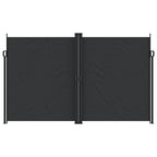 Tenda da Sole Laterale Retrattile Nera 200x600 cm