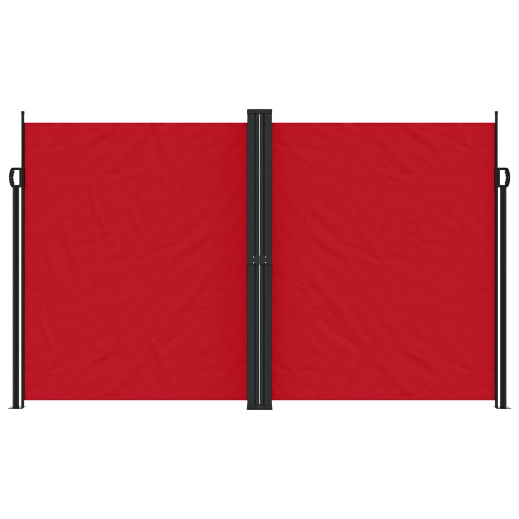 Tenda da Sole Laterale Retrattile Rossa 200x600 cm