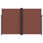 Tenda da Sole Laterale Retrattile Marrone 220x600 cm