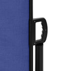 Tenda da Sole Laterale Retrattile Blu 100x1000 cm
