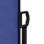 Tenda da Sole Laterale Retrattile Blu 120x1000 cm