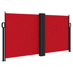 Tenda da Sole Laterale Retrattile Rossa 120x1000 cm