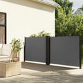 Tenda da Sole Laterale Retrattile Antracite 120x1000 cm