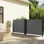 Tenda da Sole Laterale Retrattile Antracite 120x1000 cm