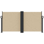 Tenda da Sole Laterale Retrattile Beige 120x1000 cm