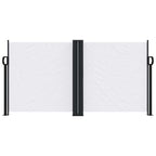 Tenda da Sole Laterale Retrattile Bianca 120x1000 cm