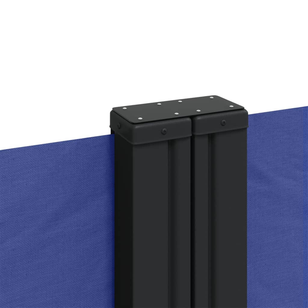 Tenda da Sole Laterale Retrattile Blu 140x1000 cm