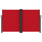 Tenda da Sole Laterale Retrattile Rossa 140x1000 cm