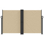 Tenda da Sole Laterale Retrattile Beige 140x1000 cm