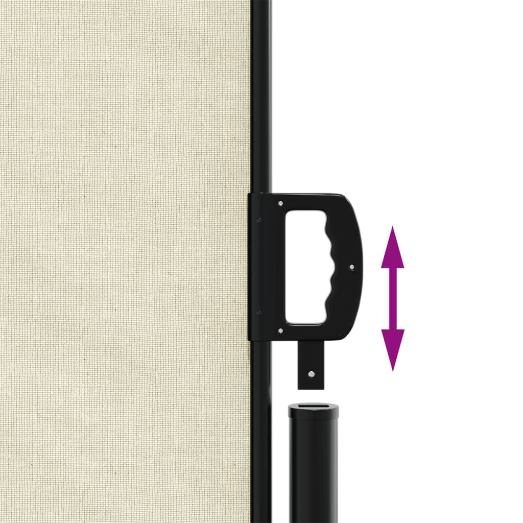Tenda da Sole Laterale Retrattile Crema 160x1000 cm