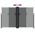 Tenda da Sole Laterale Retrattile Antracite 160x1000 cm