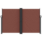 Tenda da Sole Laterale Retrattile Marrone 160x1000 cm