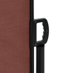 Tenda da Sole Laterale Retrattile Marrone 160x1000 cm