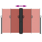 Tenda da Sole Laterale Retrattile Terracotta 160x1000 cm