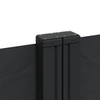 Tenda da Sole Laterale Retrattile Nera 180x1000 cm