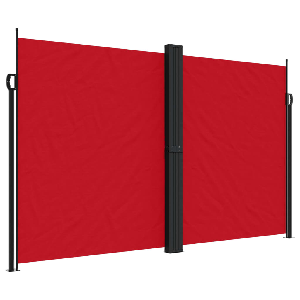 Tenda da Sole Laterale Retrattile Rossa 200x1000 cm