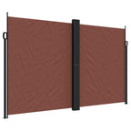 Tenda da Sole Laterale Retrattile Marrone 200x1000 cm
