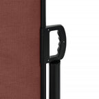 Tenda da Sole Laterale Retrattile Marrone 200x1000 cm