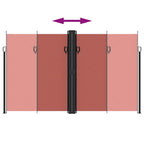 Tenda da Sole Laterale Retrattile Terracotta 200x1000 cm