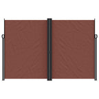 Tenda da Sole Laterale Retrattile Marrone 220x1000 cm