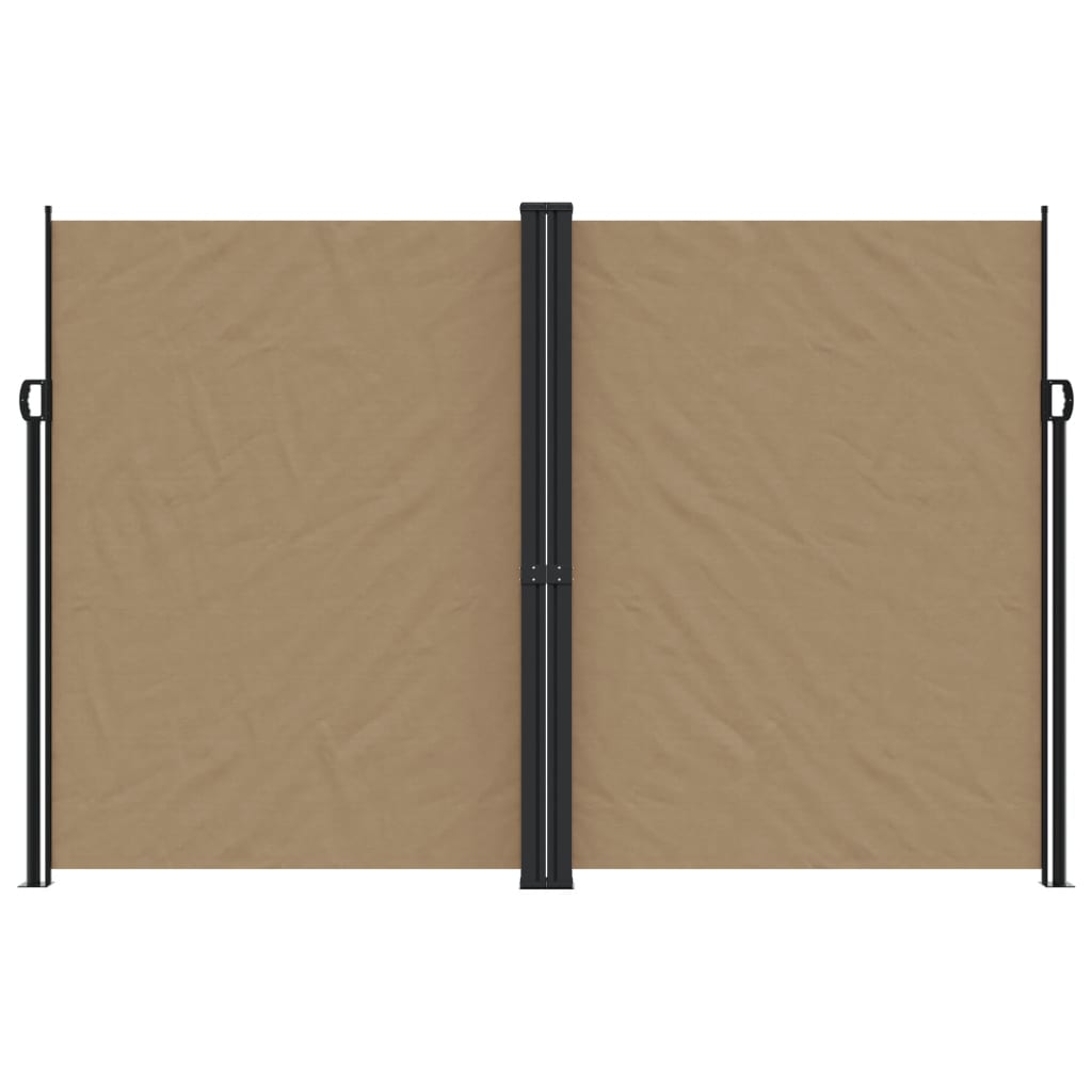 Tenda da Sole Laterale Retrattile Tortora 220x1000 cm