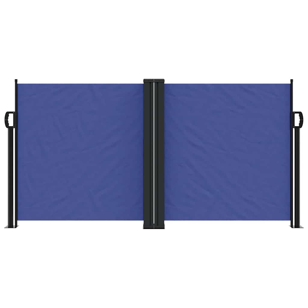 Tenda da Sole Laterale Retrattile Blu 120x1200 cm