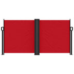Tenda da Sole Laterale Retrattile Rossa 120x1200 cm