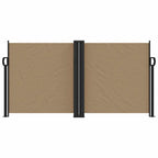 Tenda da Sole Laterale Retrattile Tortora 120x1200 cm