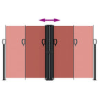 Tenda da Sole Laterale Retrattile Terracotta 140x1200 cm