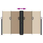 Tenda Laterale Retrattile Tortora 140x1200 cm