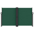 Tenda da Sole Laterale Retrattile Verde Scuro 140x1200 cm