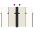 Tenda da Sole Laterale Retrattile Crema 160x1200 cm