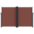 Tenda da Sole Laterale Retrattile Marrone 160x1200 cm
