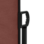 Tenda da Sole Laterale Retrattile Marrone 180x1200 cm