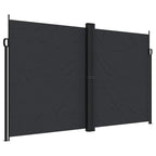 Tenda da Sole Laterale Retrattile Nera 200x1200 cm