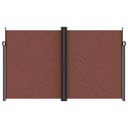 Tenda da Sole Laterale Retrattile Marrone 200x1200 cm