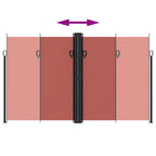 Tenda da Sole Laterale Retrattile Terracotta 200x1200 cm