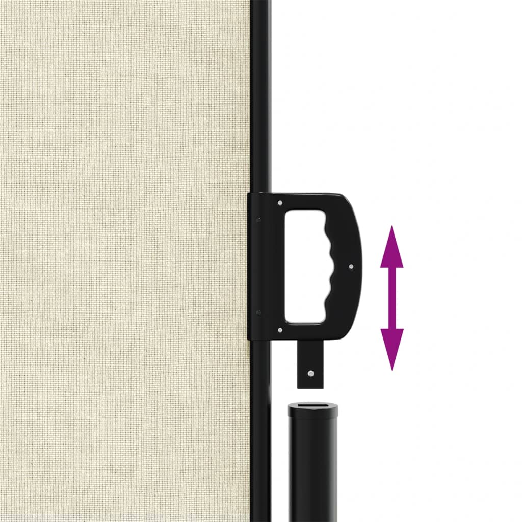 Tenda da Sole Laterale Retrattile Crema 220x1200 cm